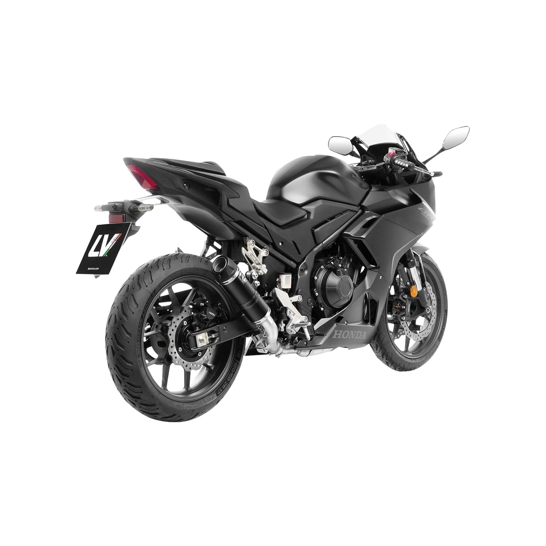 LeoVince LeoVince GP Corsa EVO Slip-On Exhaust Honda CB500 / CBR500 / NX500 2022-2026 - $302.95 at RevZilla