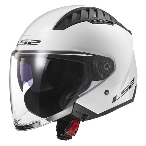 LS2 Copter Helmet - Solid White / 2XL [Open Box]