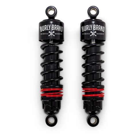 Burly Slammer Plus Shocks For Harley Touring 1984-2025 10 1/2" Length / Black [Previously Installed] Black / 10 1/2" Length [Demo - Acceptable]