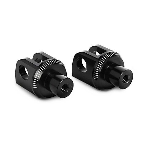 Puig Rider Footpeg Mounts Kawasaki / Suzuki Black [Open Box]