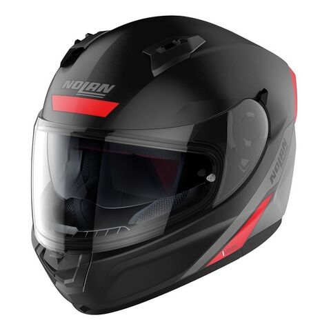 Nolan N60-6 Staple Helmet (2XL) Matte Black/Red / 2XL [Open Box]