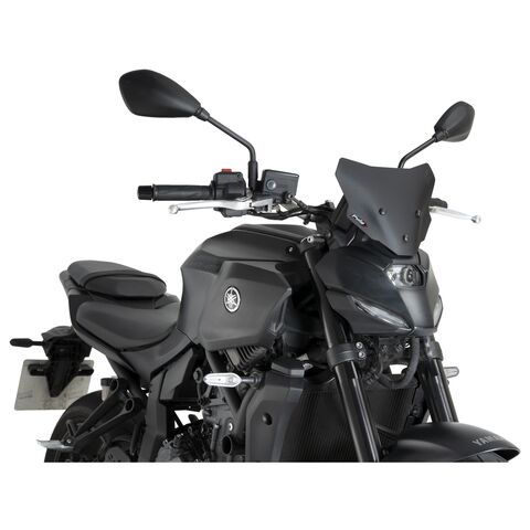 Puig Naked New Generation Windscreen Yamaha MT-07 2025-2026 Matte Black [Blemished - Good]