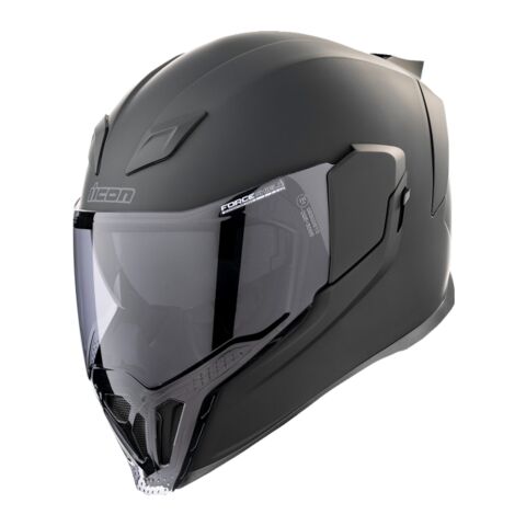 Icon Airflite Dark Rubatone Helmet LG / Matte Black [Blemished - Good]
