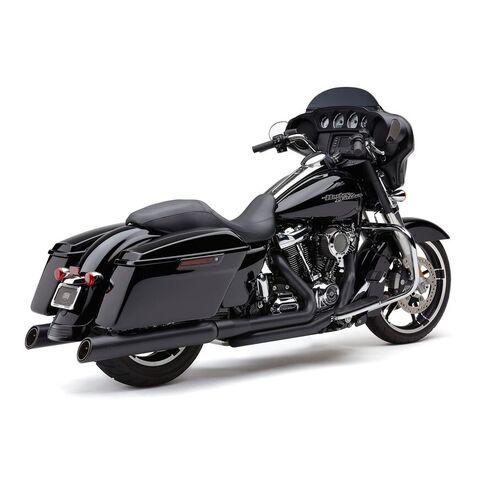 Cobra True Dual Headpipes For Harley Touring 2017-2026 Black [Open Box]
