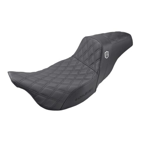 Saddlemen Pro Series SDC Performance Gripper Seat For Harley Touring 2008-2025 Black Stitch / Without... [Open Box]