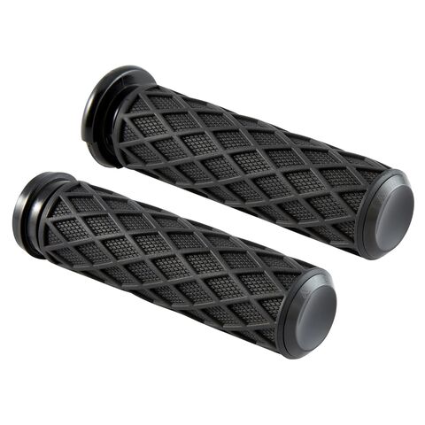 Arlen Ness Diamond Grips For Harley With Throttle By Wire Black [Open Box]