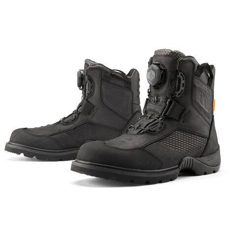 Icon Stormhawk WP Boots Black / 12 [Open Box]