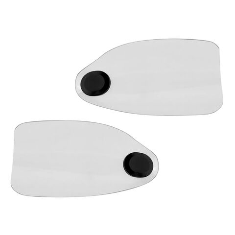 Klock Werks Flare Hand Guards For Harley With Cable Clutch 1982-2026 Solid Black [Open Box]