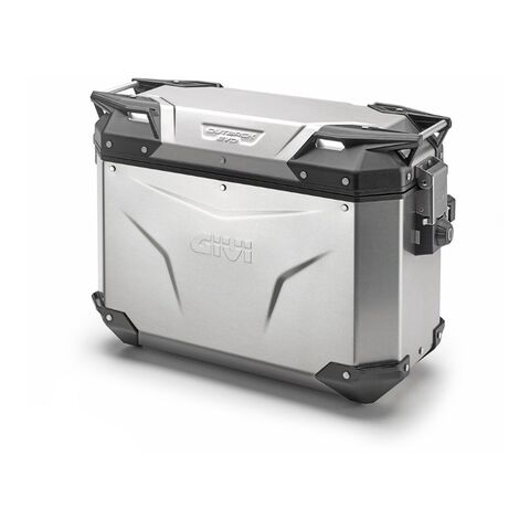 Givi Outback EVO 37 Liter Side Cases Left / Silver [Open Box] Left / Silver [Blemished - Very Good]
