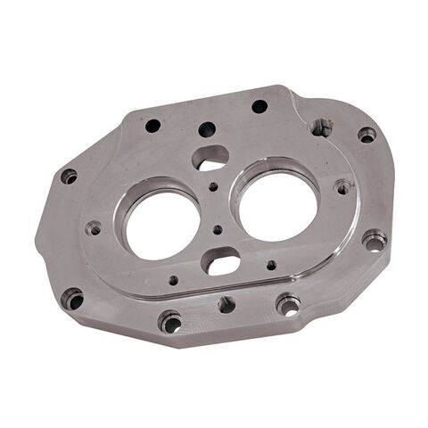 V-Twin Mfg. 6-Speed Billet Transmission Door For Harley Big Twin 2006-2026 Polished [Open Box]