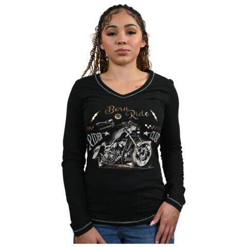 Liberty Wear Highway Queen Women's Long Sleeve T-Shirt