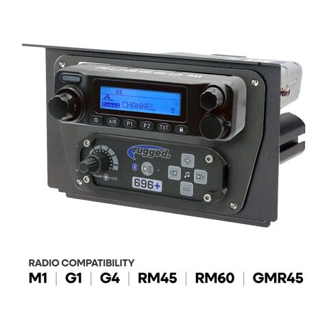 Rugged Radios Radio and Intercom Mount Kit Polaris RZR XP1000