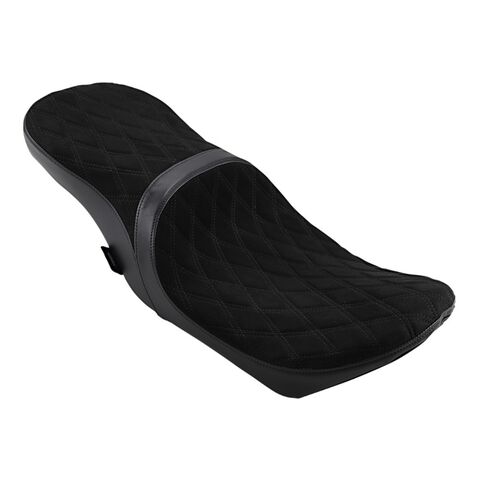 Drag Specialties Yaffe 6 Gallon / Low Profile Touring Seat For Harley Touring 2008-2025 Diamond Stitc... [Open Box]