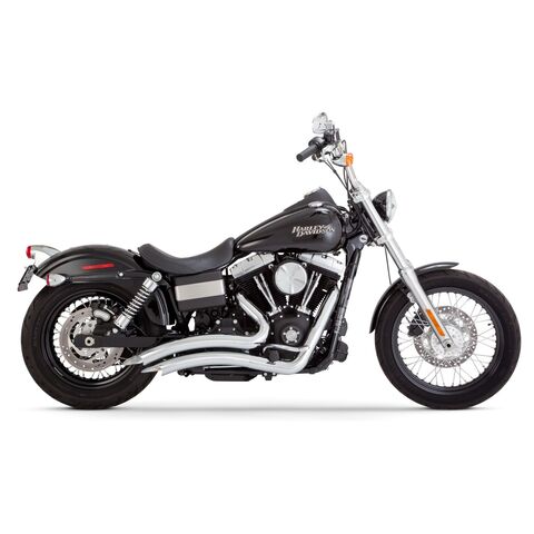 Vance & Hines PCX Big Radius 2-Into-2 Exhaust For Harley Dyna 1991-2005