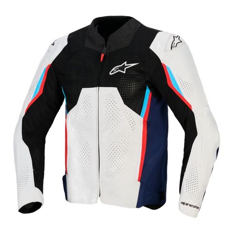Alpinestars AST V3 Air Jacket Silver/Blue/Bright Red / XL [Blemished - Very Good]