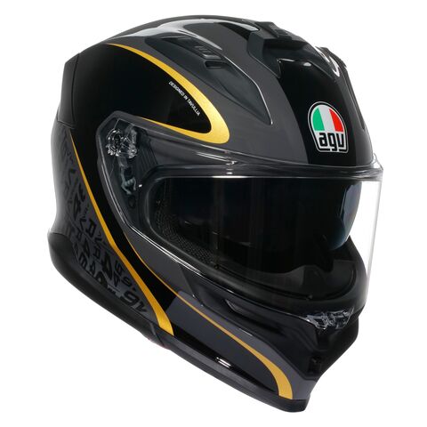 AGV K7 Flow 46 Helmet Black/Gold / LG [Open Box]