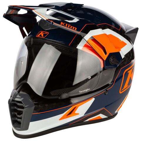 Klim Krios Pro Rally Helmet Striking Orange / MD [Blemished - Very Good] MD / Striking Orange [Blemished - Very Good]