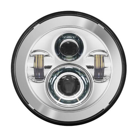 HogWorkz LED 7" Headlight For Harley 1994-2025 Chrome [Open Box]