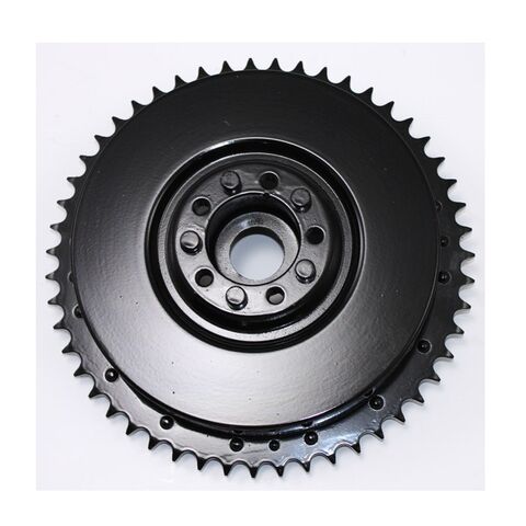 V-Twin Mfg. Hydraulic Rear Brake Drum For Harley FL 1963-1966 Black [Open Box]