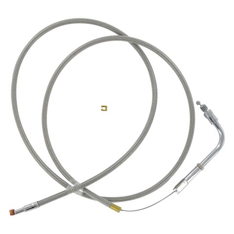 Barnett Stainless Steel Throttle Cable For Harley Touring 1984-1989 Stock [Open Box]