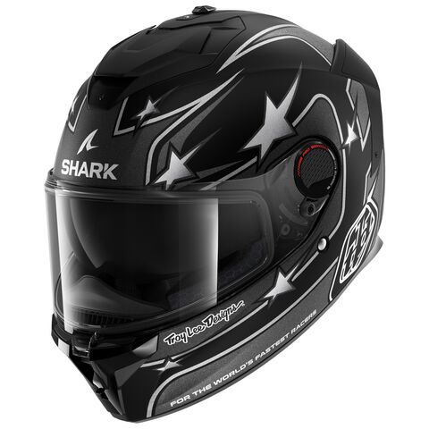 Shark Spartan GT Flagstaff Helmet Matte Black/Silver / LG [Incomplete]