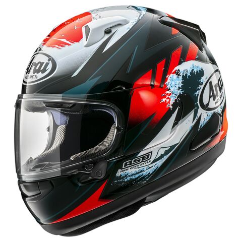 Arai Quantum-X Wave Helmet Black/Red/White / SM [Incomplete]