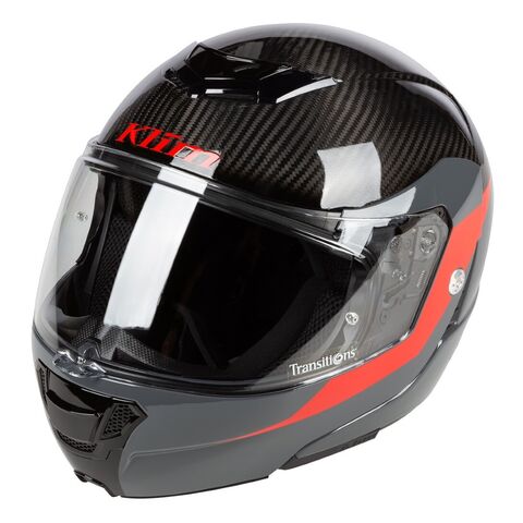 Klim TK1200 Karbon Architek Helmet Carbon/Red / LG [Blemished - Very Good]