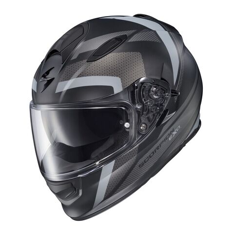 Scorpion EXO Ryzer Evolution Helmet Black/Grey / LG [Open Box]
