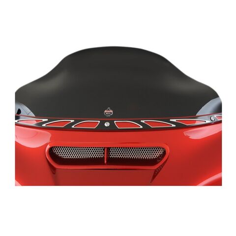 Klock Werks Flare Windshield For Harley Electra Glide / Street Glide 2014-2025 Black / 6.5" Tall [Open Box]