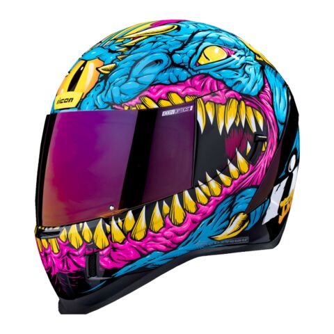 Icon Airform Mips Kryola Kreep Helmet 3XL / Blue/Pink/Yellow [Blemished - Very Good]