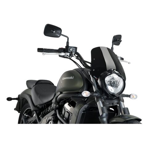 Puig Naked New Generation Windscreen Kawasaki Vulcan S 2015-2026 Black [Open Box]