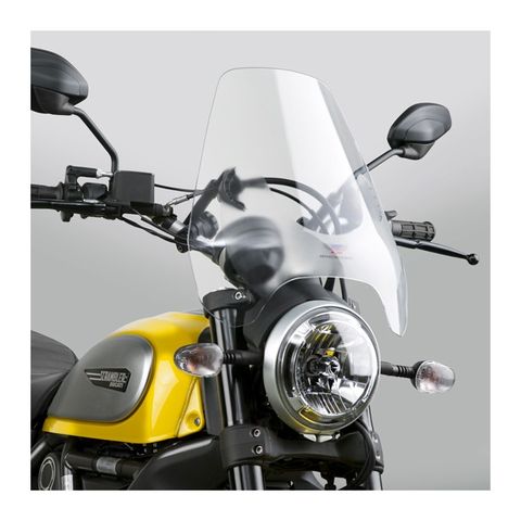 National Cycle Deflector Screen Windshield - U-Clamp Clear [Demo - Acceptable]