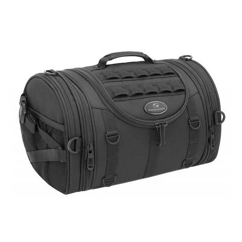 Saddlemen R1300LXE Tactical Deluxe Roll Bag Black [Open Box] Black [Blemished - Good]