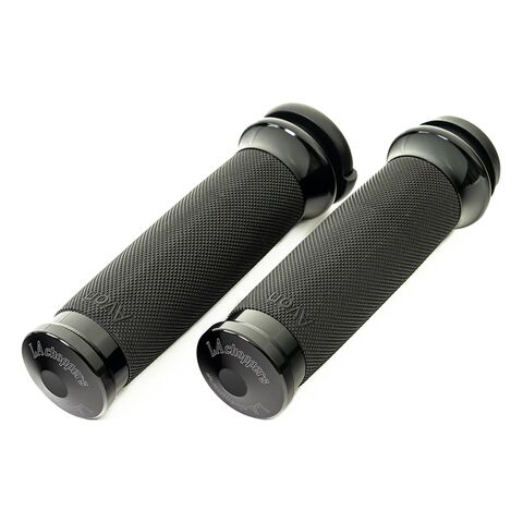 LA Choppers County Line Grips For Harley With Throttle By Wire Black [Blemished - Good]