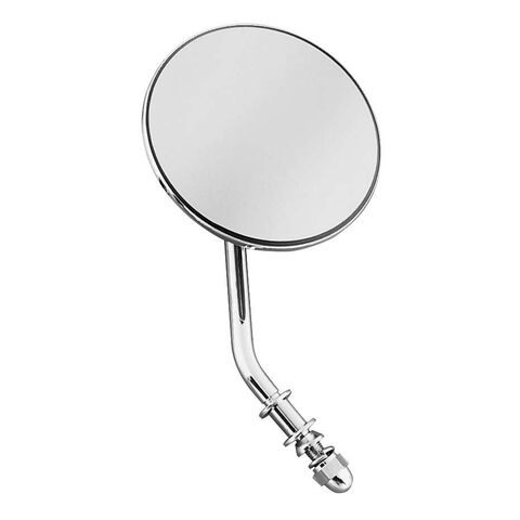 Milwaukee Twins Round Mirror Chrome / Left [Blemished - Good]