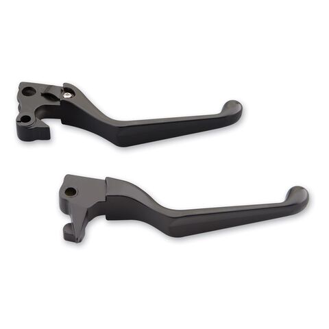 Milwaukee Twins Ergonomic Smooth Wide Lever Set For Harley Sportster 2004-2013 Black [Blemished - Good]