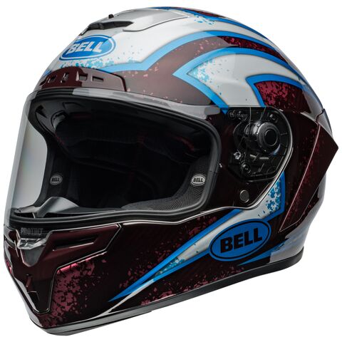 Bell Race Star DLX Flex Xenon Helmet Red/Silver / LG [Blemished - Good]
