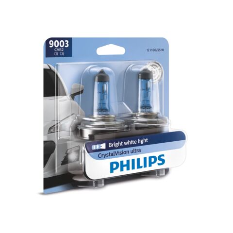 Phillips H4 Crystal Vision - Dual Pack