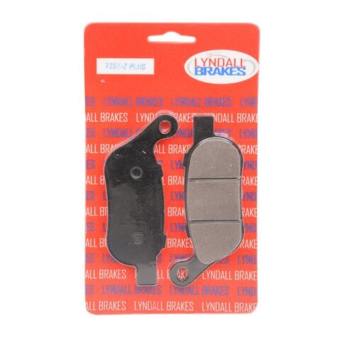 Lyndall Brakes Z-Plus Carbon / Aramid Rear Brake Pads For Harley Softail / Dyna 2008-2017 [Blemished - Very Good]
