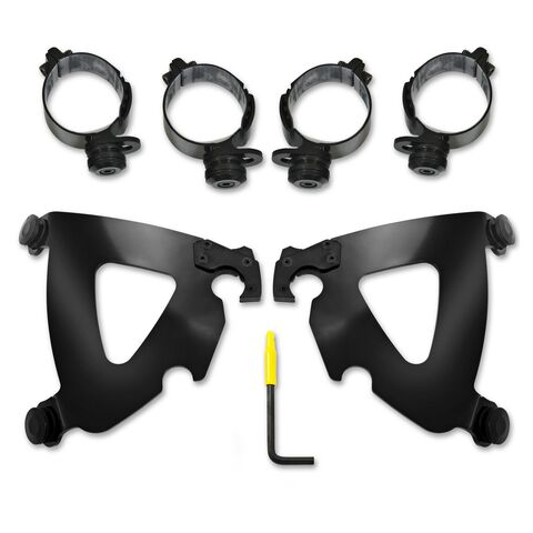Memphis Shades Road Warrior Trigger Lock Mount Kit For Harley FLSB / FXLRS 2018-2024 Black [Previously Installed]