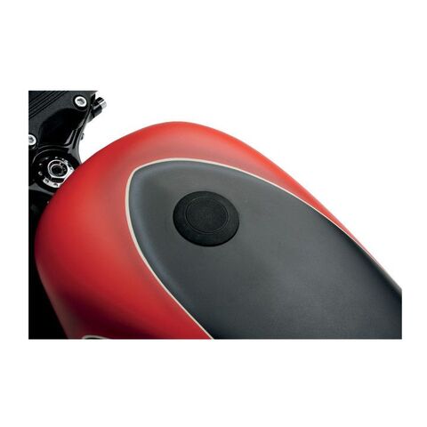 Drag Specialties Pop-Up Low-Profile Gas Cap For Harley 1984-1996 Vented Cap / Black Wrinkle [Open Box]