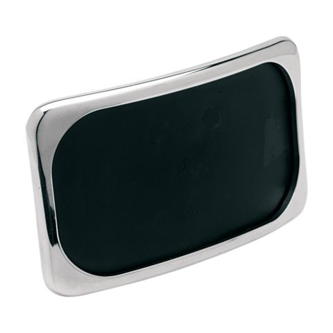 Drag Specialties Curved Radius License Plate Mount For Harley Chrome / Small Radius [Blemished - Good]