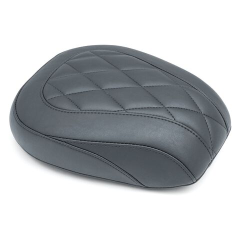 Mustang Wide Tripper Diamond Passenger Seat For Harley Slim / Blackline 2011-2017 Black [Blemished - Good]