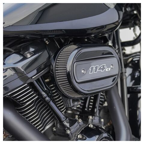 Arlen Ness Big Sucker Factory Oval Upgrade Air Filter For Harley M8 Black [Blemished - Good]