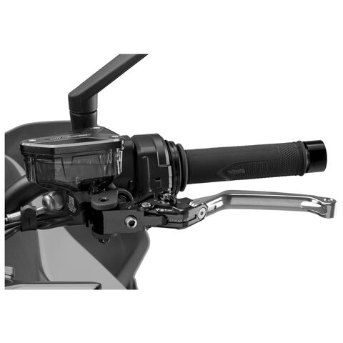 Puig Foldable Clutch Lever 4.0 Silver/Black [Open Box]