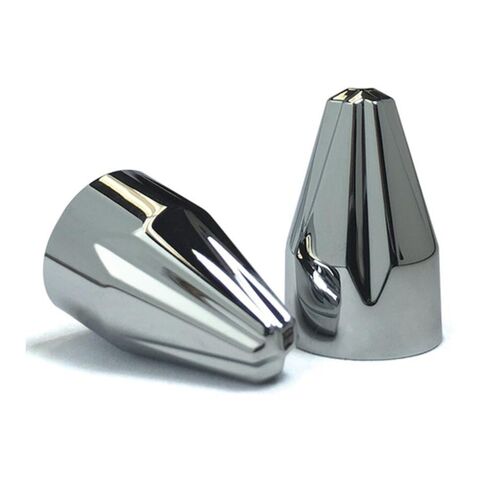 Ciro Spike Engine Bolt Cap Kit For Harley Softail / Touring 2017-2026 Chrome [Open Box]