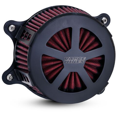 Vance & Hines VO2 Radiant V Air Cleaner For Harley Dyna / Touring / Softail 1999-2017 Black [Previously Installed]