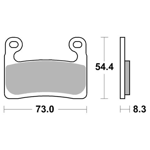 Brembo SA Front Brake Pads 07GR90SA [Open Box]