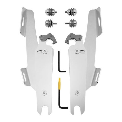 Memphis Shades Fats Trigger-Lock Mount Kit For Harley Softail Fat Boy 2018-2026 Polished [Open Box]