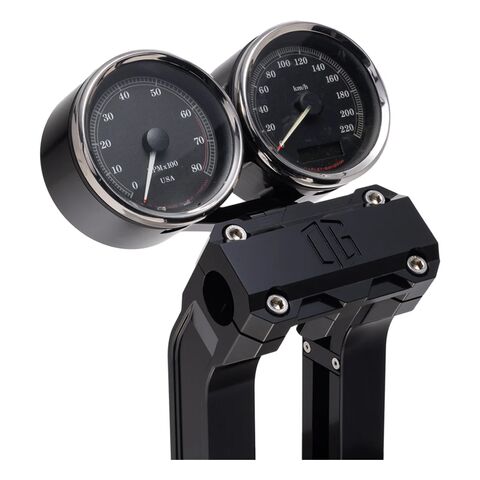Original Garage Moto Dual Billet Gauge Pods For OG Risers